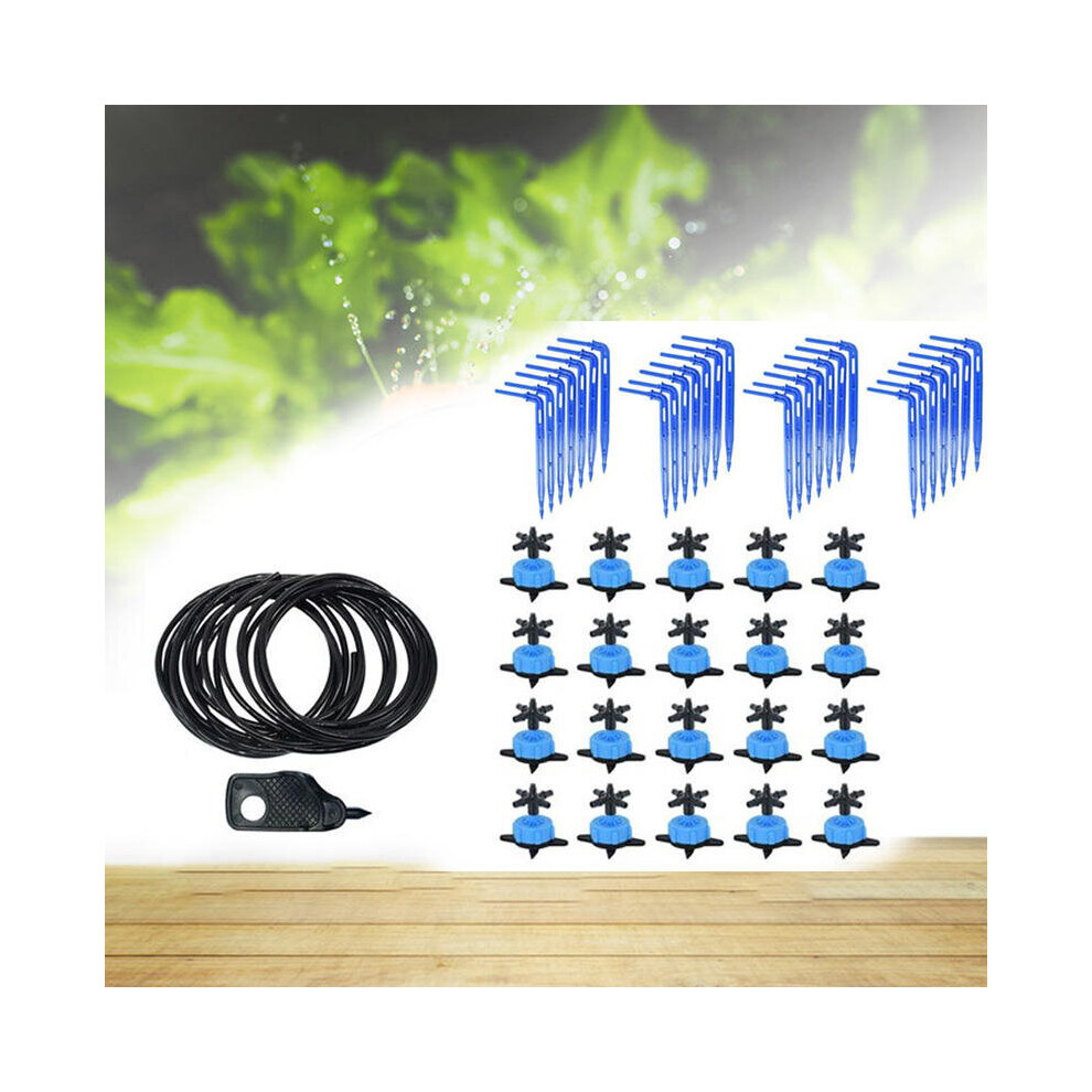 20 Set 8L Arrow Drip Irrigation System 4-Way Micro Flow Dripper Potted Plants With Greenhouse