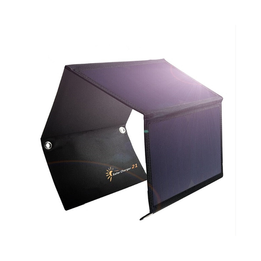 21W Foldable Solar Cells Charger Backpack Monocrystalline Solar Panel Charger With Dual Usb Port For Phone Solar Battery 5284966000976
