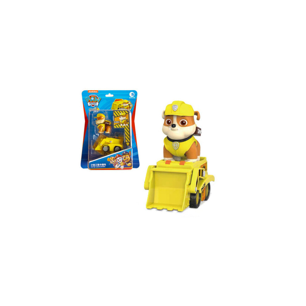 Photos - Toy Car Rubble) Paw Patrol Toy Pull Back Car([Classic Dog])
