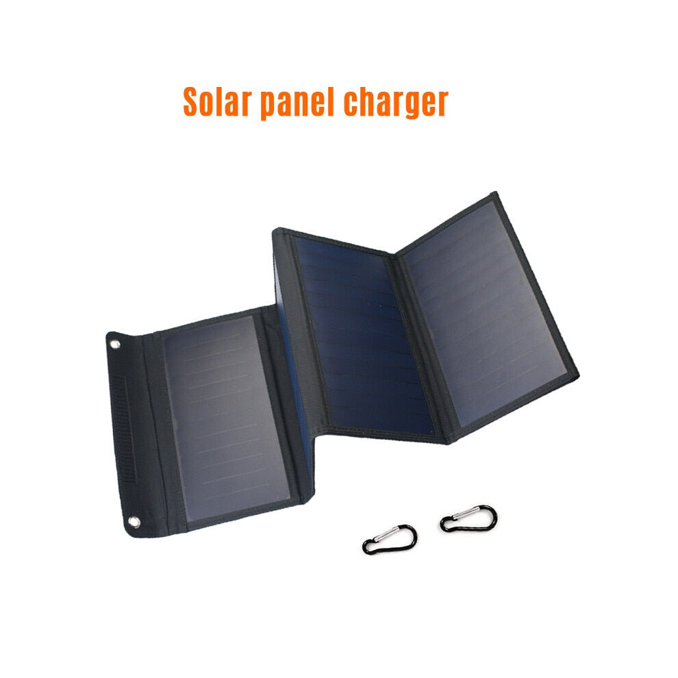 (only solar charger) 28W Solar Panels Portable Folding Foldable Waterproof Dual 5V/2.1A USB DC 18V 12V Solar Panel Charger for Phone Car RV Battery