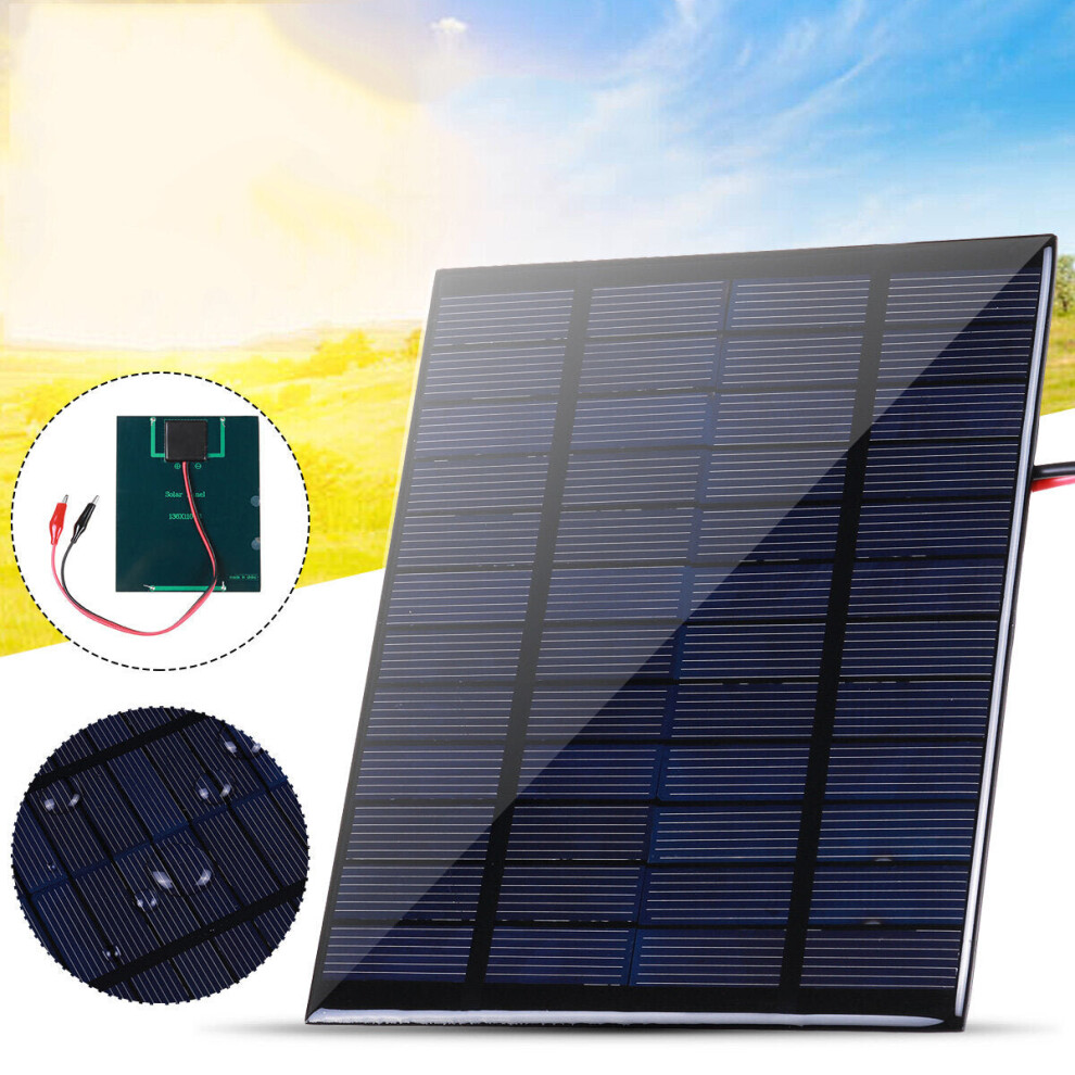 10W Solar Panel With Clips Polycrystalline Silicon Solar Cell Ip65 Portable Waterproof Outdoor Camping Travel 6112212501368