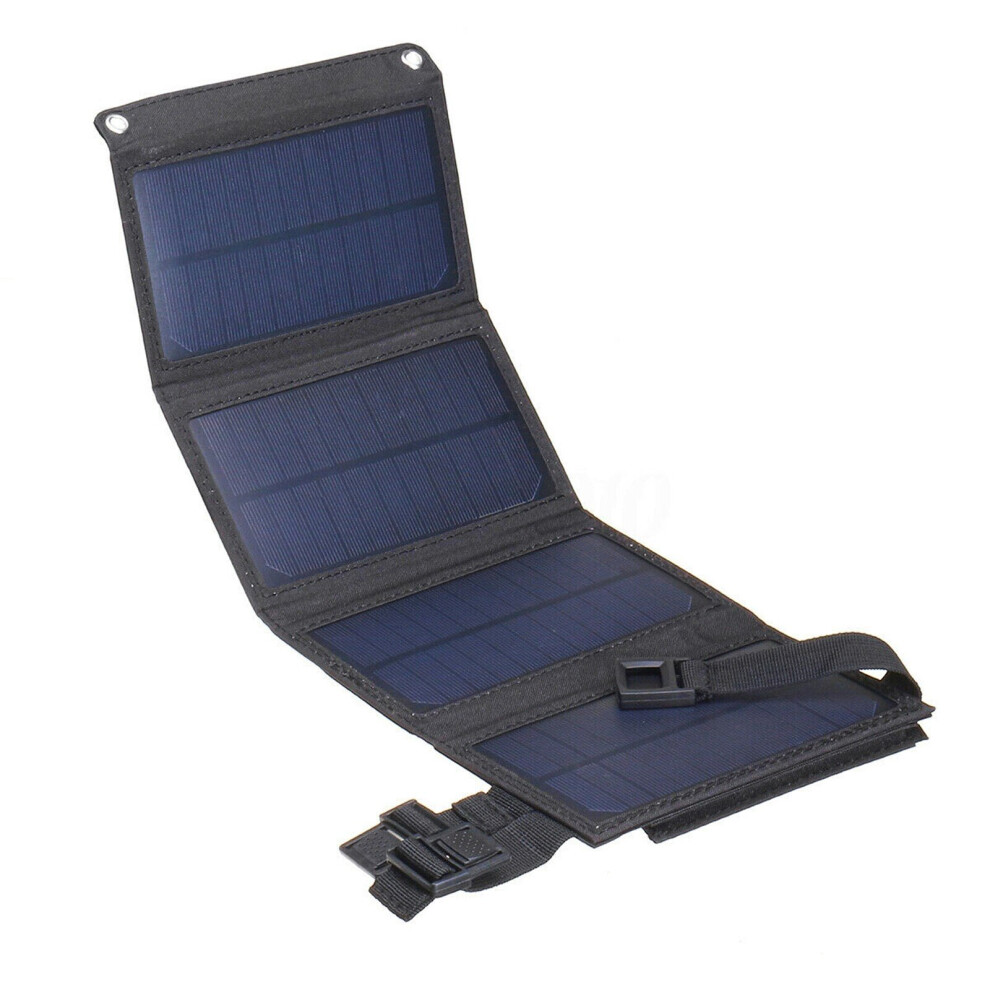 (20W 5V four fold) 30W 5V USB Solar Panel Pack Portable Waterproof Outdoor Camping Emergency Foldable Power Battery Cells Charger for Mobile Phone