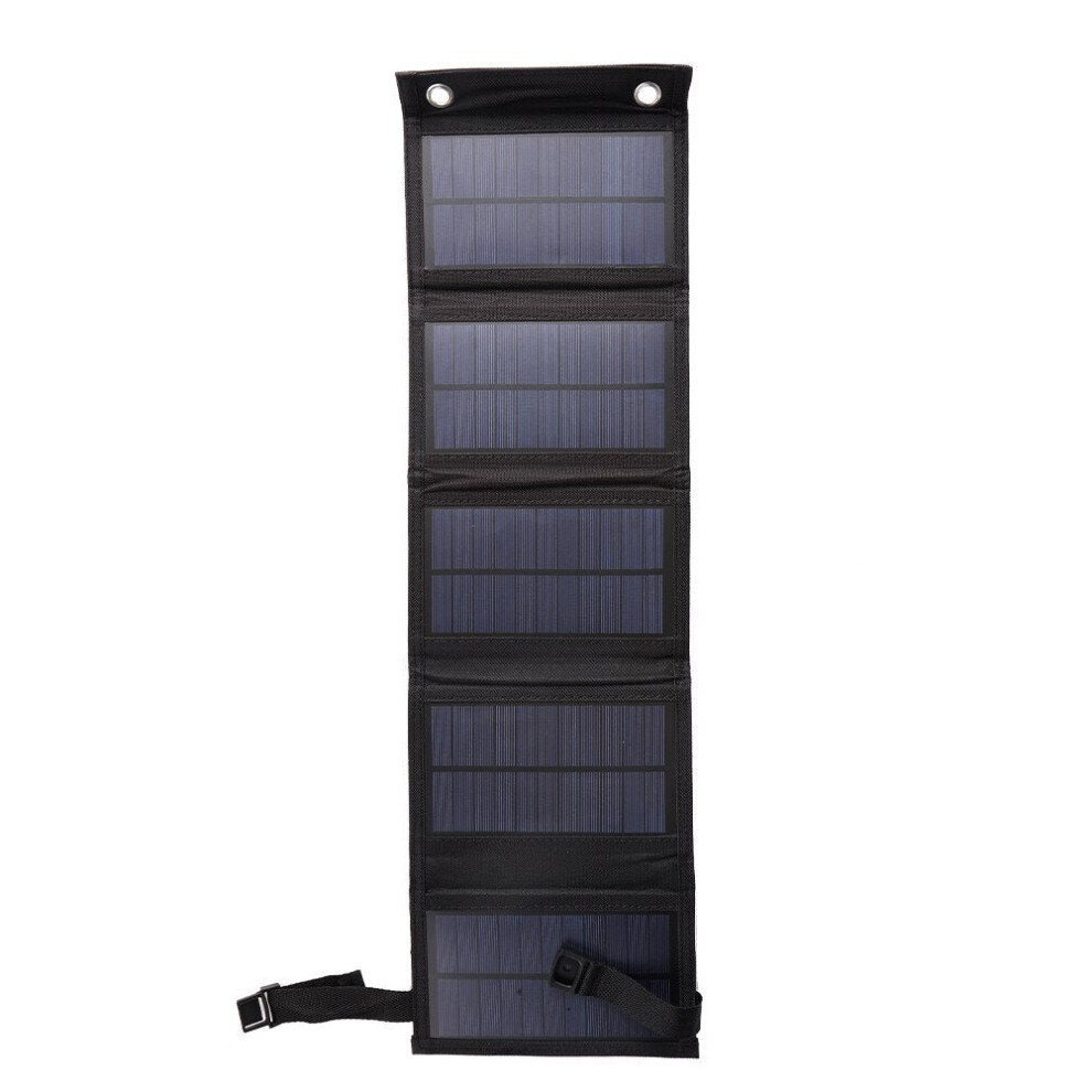 (20W 5V five fold2) 30W 5V USB Solar Panel Pack Portable Waterproof Outdoor Camping Emergency Foldable Power Battery Cells Charger for Mobile Phone