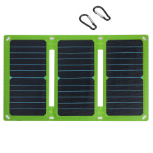 (38W) 38W/50W 5V/12V Foldable Solar Panel Charger ETFE Handbag Solar Power Bank Emergency Power Supply for Outdoor Camping Hiking Backpacking