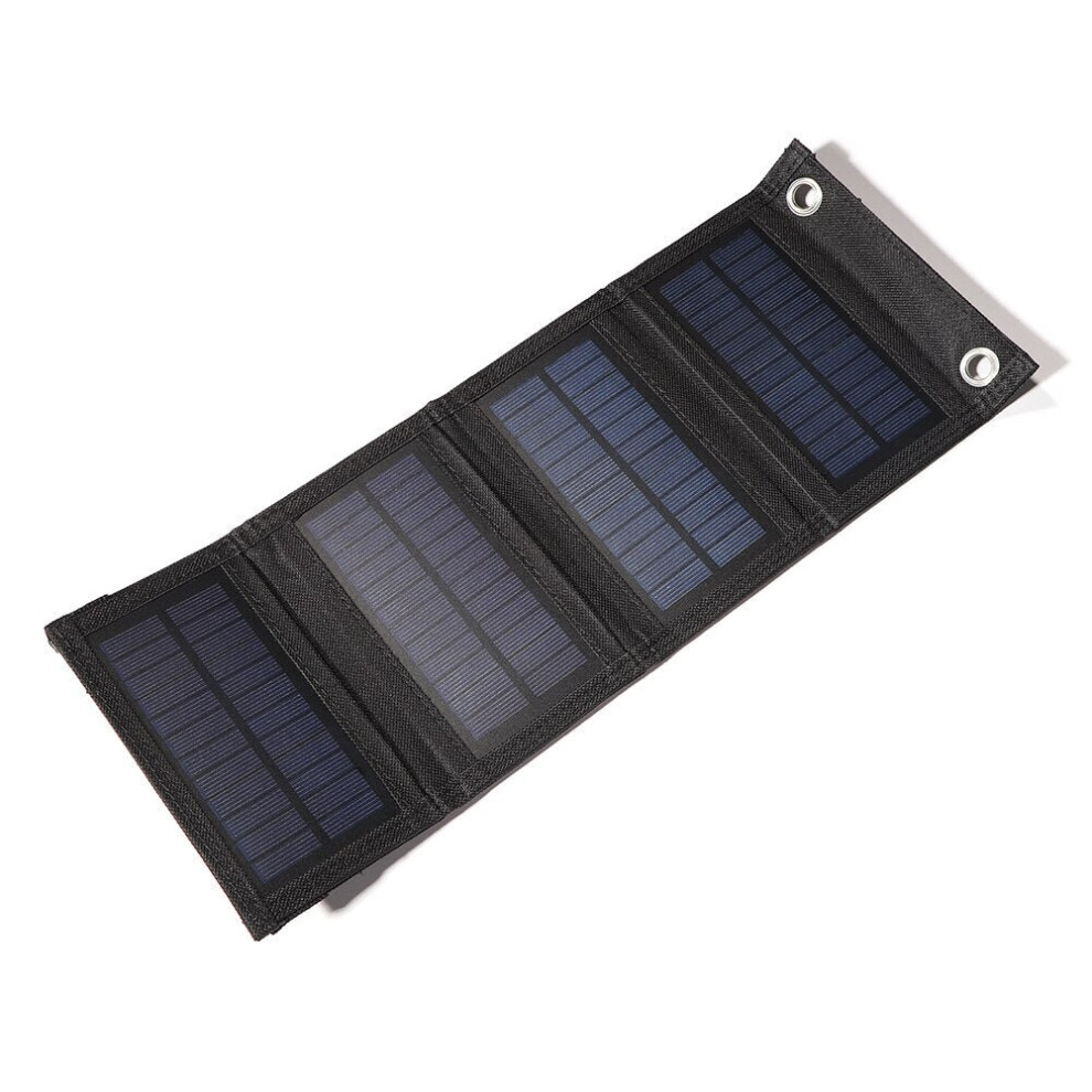 (6W 5V four fold) 30W 5V USB Solar Panel Pack Portable Waterproof Outdoor Camping Emergency Foldable Power Battery Cells Charger for Mobile Phone