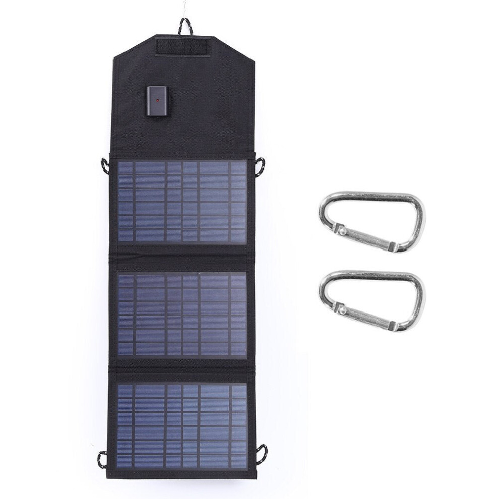 (30W 5V three fold) 30W 5V USB Solar Panel Pack Portable Waterproof Outdoor Camping Emergency Foldable Power Battery Cells Charger for Mobile Phone