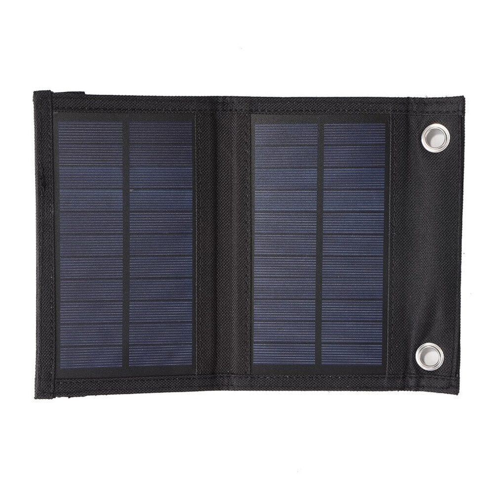 (6W 5V two fold) 30W 5V USB Solar Panel Pack Portable Waterproof Outdoor Camping Emergency Foldable Power Battery Cells Charger for Mobile Phone