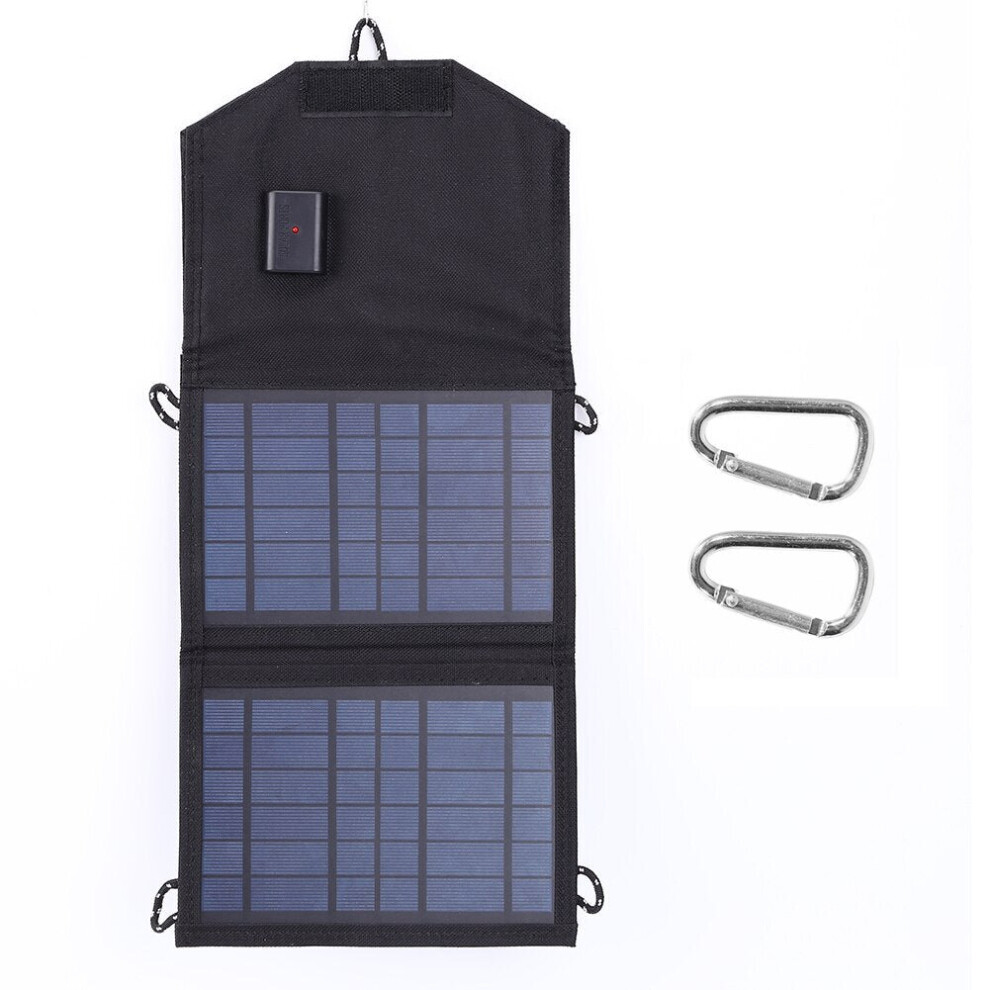 (20W 5V two fold) 30W 5V USB Solar Panel Pack Portable Waterproof Outdoor Camping Emergency Foldable Power Battery Cells Charger for Mobile Phone