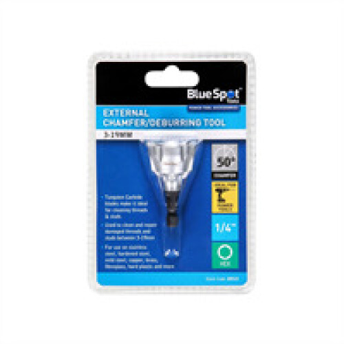 BlueSpot Blue Spot Tools External Chamfer/Deburring Tool (3-19mm)