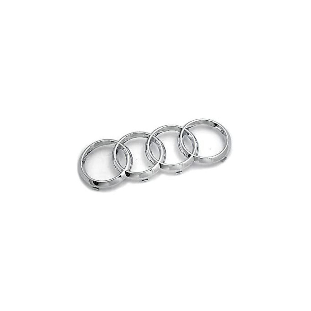 Audi Sign Tailgate Rings Emblem Silver 5701510947339