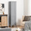 Costway 5 -Tier Bathroom High Storage Cabinet Freestanding Organizer 2 Shelves 8