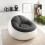 Inflatable Chairs Comfortable Lounge Chairs Soft Flocked Surface Air Seat Relax 2