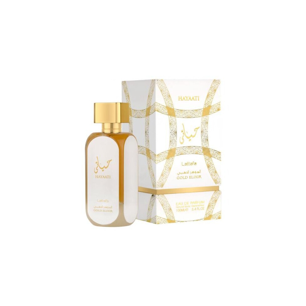 Lattafa Hayaati Gold Elixir 3.4 Eau De Parfum Spray