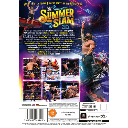 WWE SummerSlam 2022 (DVD) 1