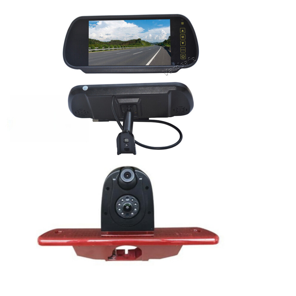 Vardsafe Dual Lens Reversing Backup Camera 7'' Mirror Monitor For Citroen Jumpy / Peugeot Expert / Fiat Scudo / Toyota Proace 716963557238