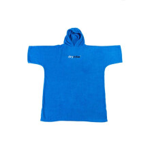 (Kids 5-9) Dryrobe Towelling Changing Robe - Cobalt Blue