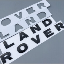 (Gloss Black) Land Rover car logo sticker badge emblems