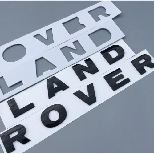 (Gloss Black) Land Rover car logo sticker badge emblems