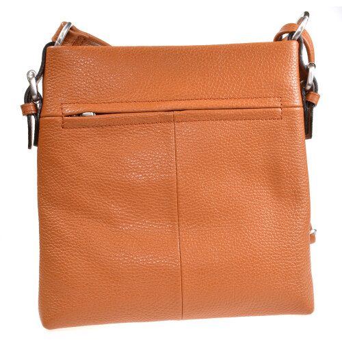 GiGi Fratelli Leather Cognac Shoulder Bag Small 1