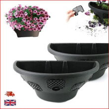 (pack of 2) DIVCHI 18" Wall Hanging Baskets for flower planters