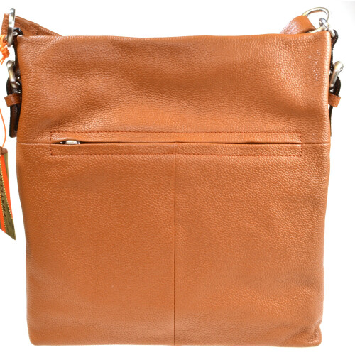 GiGi Fratelli Leather cognac Shoulder Bag Large 1