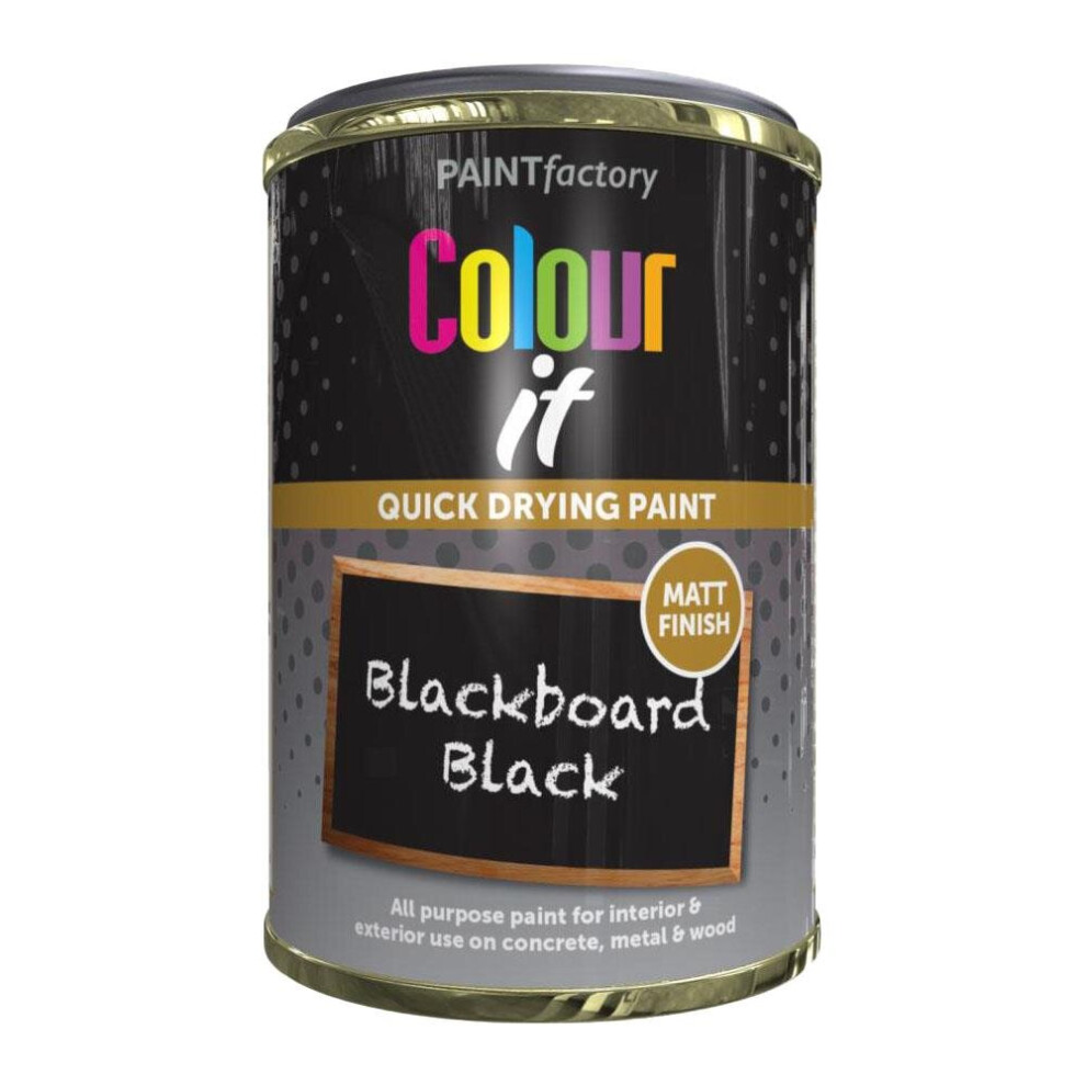Paint Factory 2889 - Blackboard Black Paint Tin 300Ml