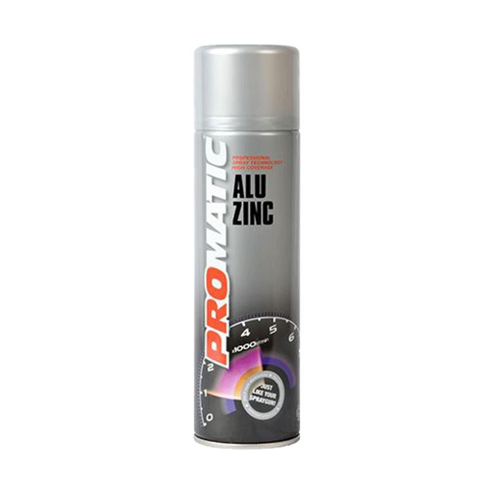 Promatic Alu Zinc Aerosol Az500 - 500Ml 5055574900008