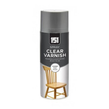 1X Clear Matt Varnish Spray Exterior Interior Aerosol Can 400ml All Purpose