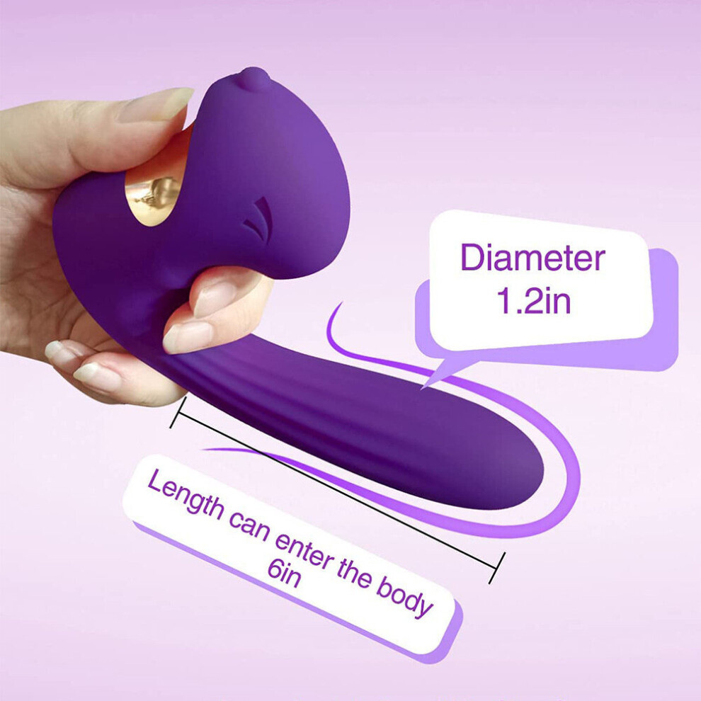 Purple)Clitoral Sucking Vibrator, 2 in 1 G Spot Stimulator,Oral Sex Toys  for Woman & Couples on OnBuy