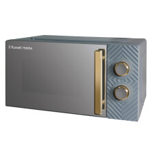 Russell Hobbs Microwave 17L 700W Manual Groove Design Grey RHMM723G