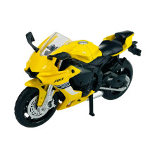 MSZ Yamaha YZF-R1 Yellow 1:18 Motorcycle New in Box Die Cast