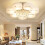 Living And Home Crystal LED Ceiling Lights Chandelier Colour Changing with Rmote Control 1