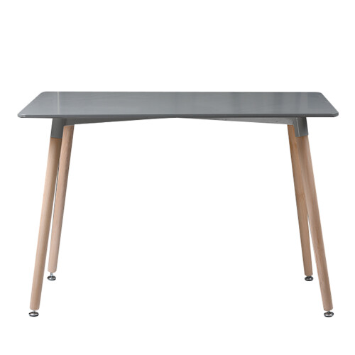 URBN Living (Grey) 4 or 6 Seater Rectangle Scandi Style Kitchen Table 2