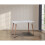 URBN Living (White) 4 or 6 Seater Rectangle Scandi Style Kitchen Table 2