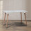 URBN Living (White) 4 or 6 Seater Rectangle Scandi Style Kitchen Table 7
