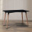 URBN Living (Black) 4 or 6 Seater Rectangle Scandi Style Kitchen Table 6