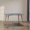 URBN Living (Grey) 4 or 6 Seater Rectangle Scandi Style Kitchen Table 4