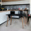 URBN Living (Black) 4 or 6 Seater Rectangle Scandi Style Kitchen Table 2