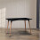 URBN Living (Black) 4 or 6 Seater Rectangle Scandi Style Kitchen Table 8
