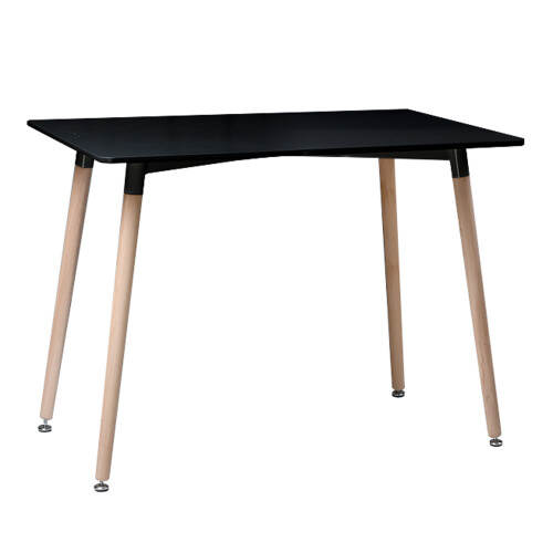 URBN Living (Black) 4 or 6 Seater Rectangle Scandi Style Kitchen Table 2
