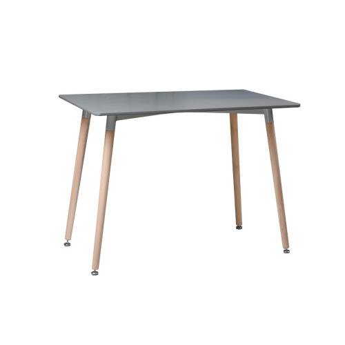 URBN Living (Grey) 4 or 6 Seater Rectangle Scandi Style Kitchen Table 1