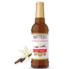 Matteo's Sugar Free Vanilla 750ml Coffee Flavoring Syrup