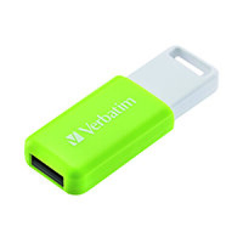 Verbatim Verbatim V DataBar USB 2.0 Stick 32 GB grün 49454 USB 2.0