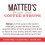 Matteo's Sugar Free Vanilla 750ml Coffee Flavoring Syrup 7