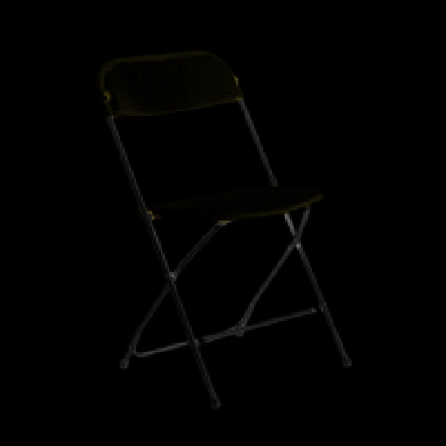 Titan Strt Back Folding Chair Blue