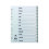 Concord Index Pvc A4 Jan-Dec Grey 1