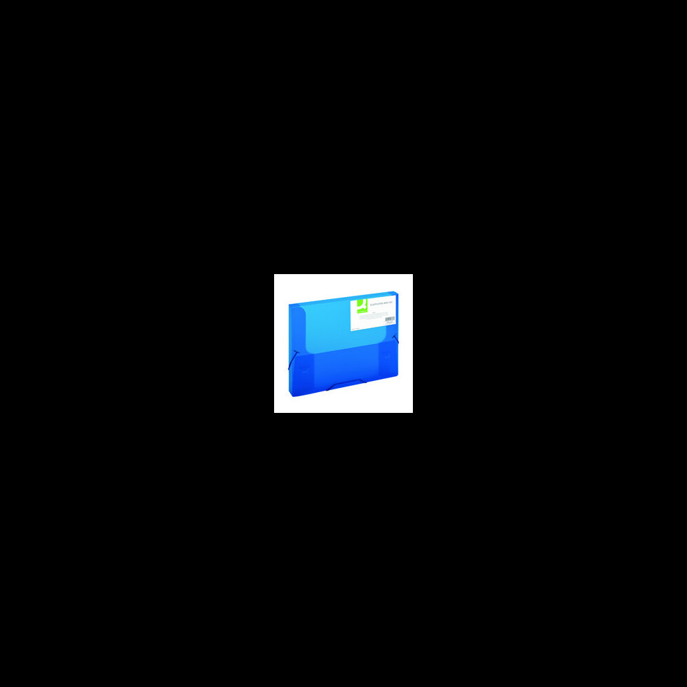 Q-Connect Elastic 25Mm Folder A4 Blu