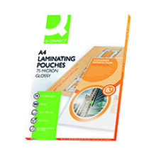 Q-Connect A4 2x75M Lamg Pouch Pk100