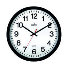 Acctim Controller Wall Clock Blk