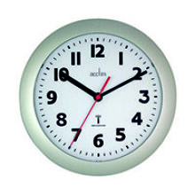 Acctim Parona Silver RC Wall Clock
